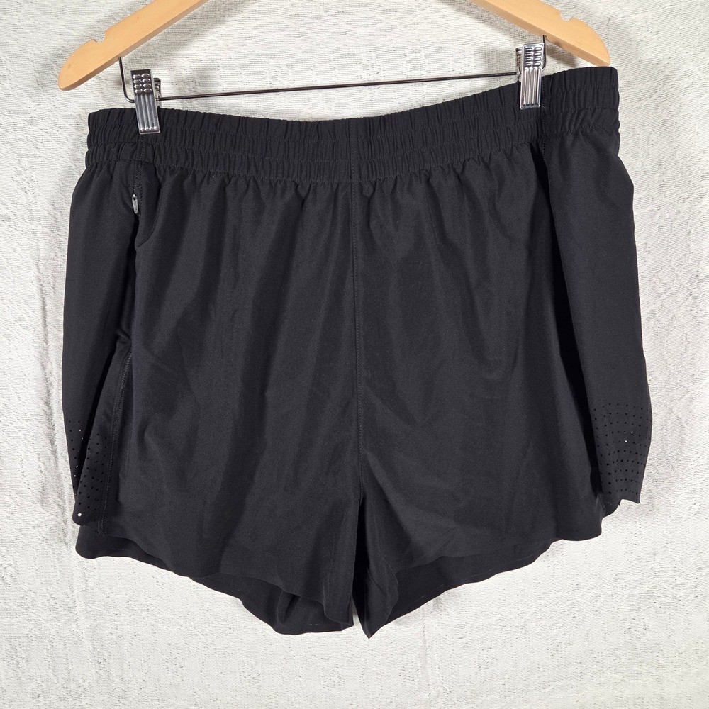 Athleta Hustle 3" Short Black Running Workout Plus Size 1X Training Gym Active‎